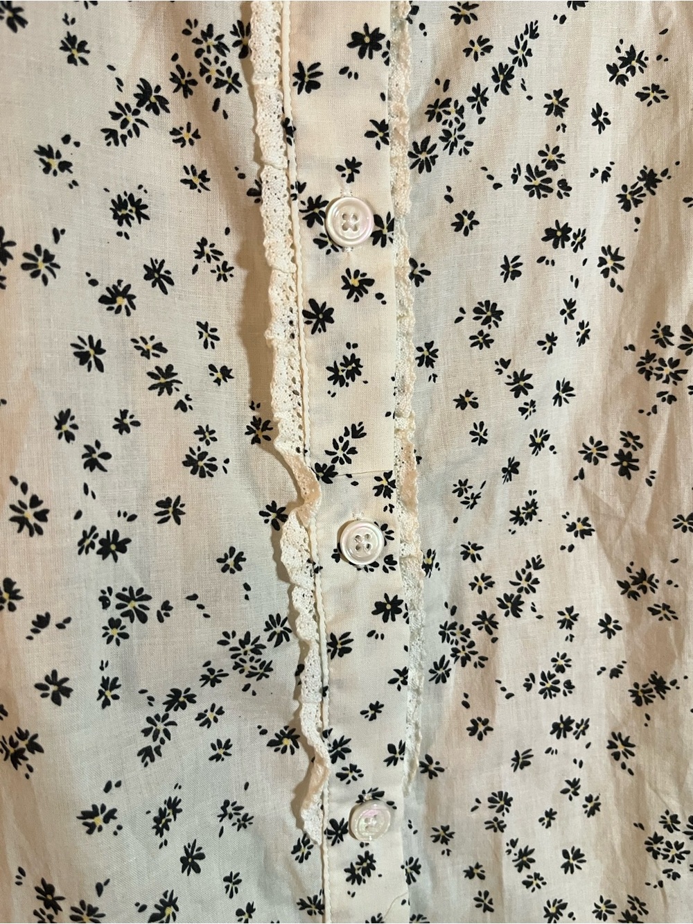 NWT Modcloth Ruffle Peter Pan Collar Cottagecore - Picture 3 of 6